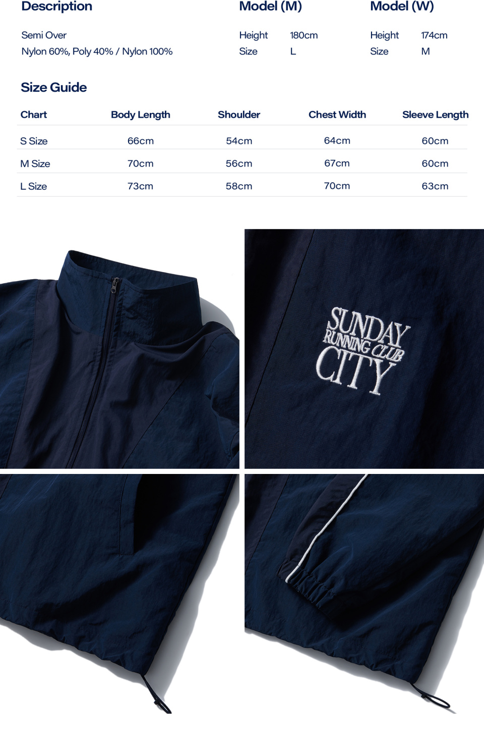 【URBANDTYPE】送料/関税込 OL209 Running Club Track Jacket MUSINSA | URBANDTYPE OL209_RUNNING CLUB TRACK JACKET_NAVY