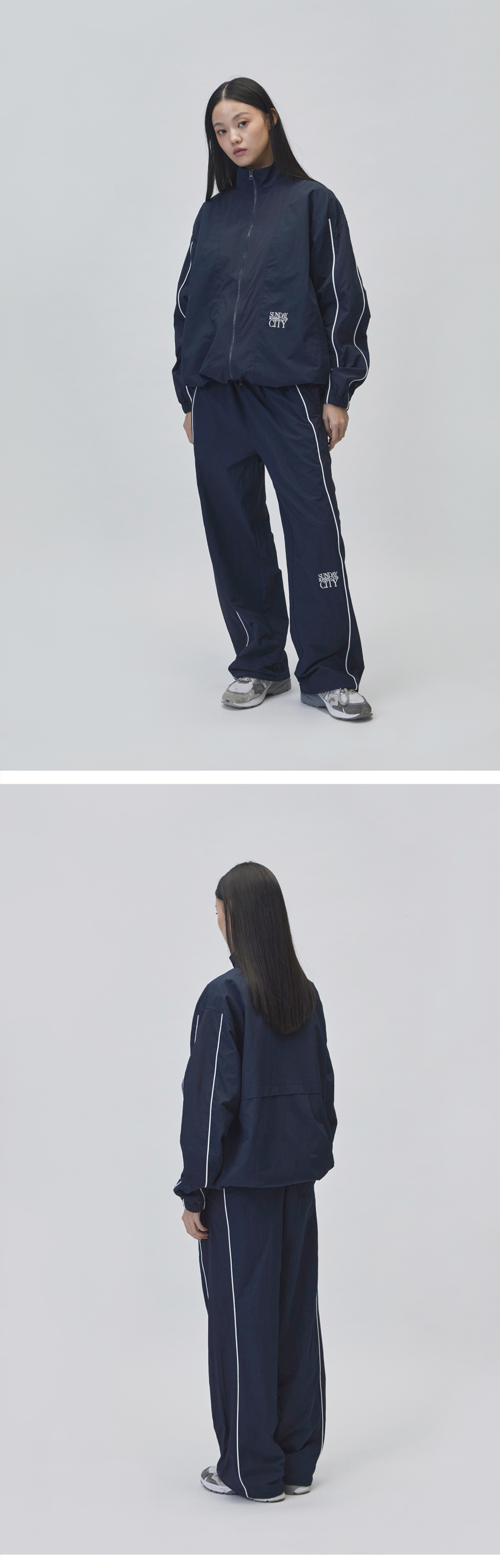 MUSINSA | URBANDTYPE OL209_RUNNING CLUB TRACK JACKET_NAVY
