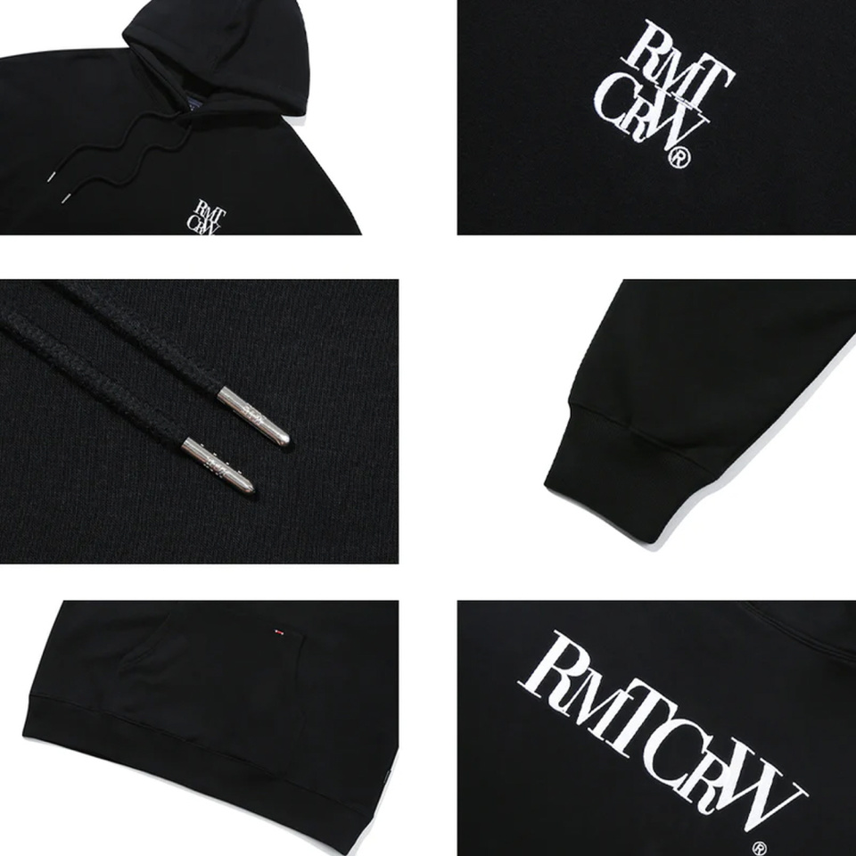 【ROMANTIC CROWN】24SS★ CUBISM FONT HOODIE MUSINSA | ROMANTIC CROWN Cubism font hoodie_gray