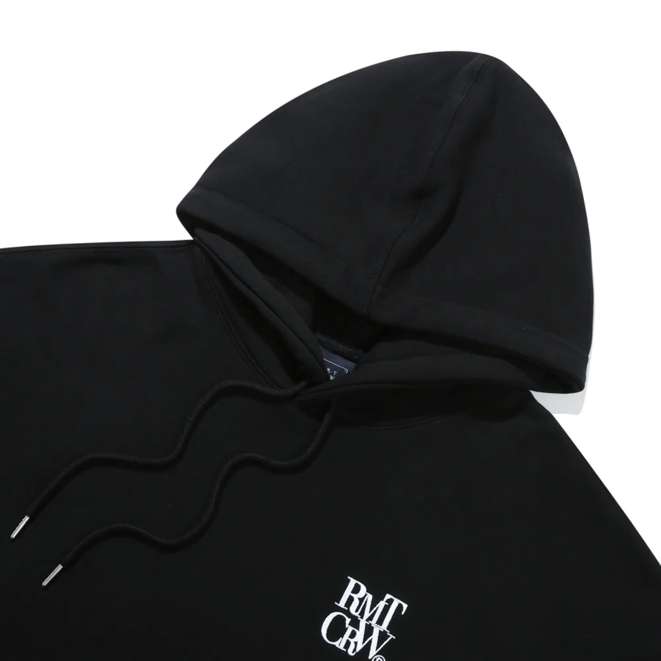 【ROMANTIC CROWN】23SS★ MONOCHROME HOODIE MUSINSA | ROMANTIC CROWN Outlet RECENT LOGO HOODIE-BLACK
