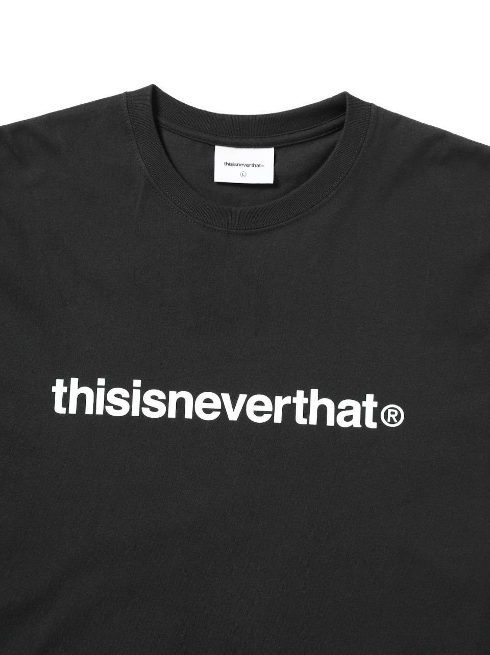 MUSINSA | thisisneverthat® (SS24) T-Logo L/S Tee - Black