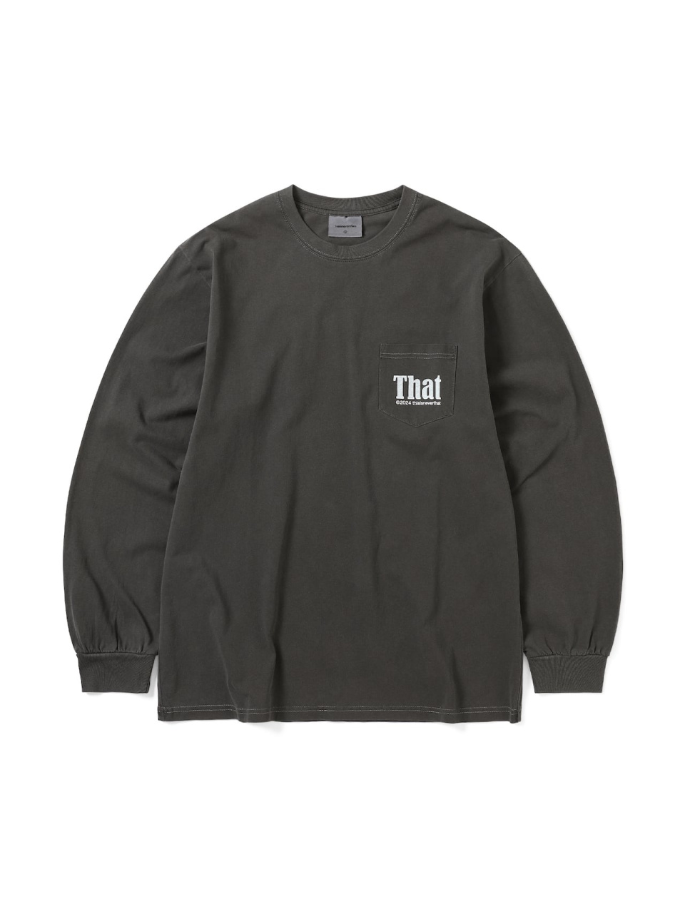 Tシャツ・カットソー 25SS thisisneverthat That Pocket L/S Tee MUSINSA | thisisneverthat® That Pocket L/S Tee Olive