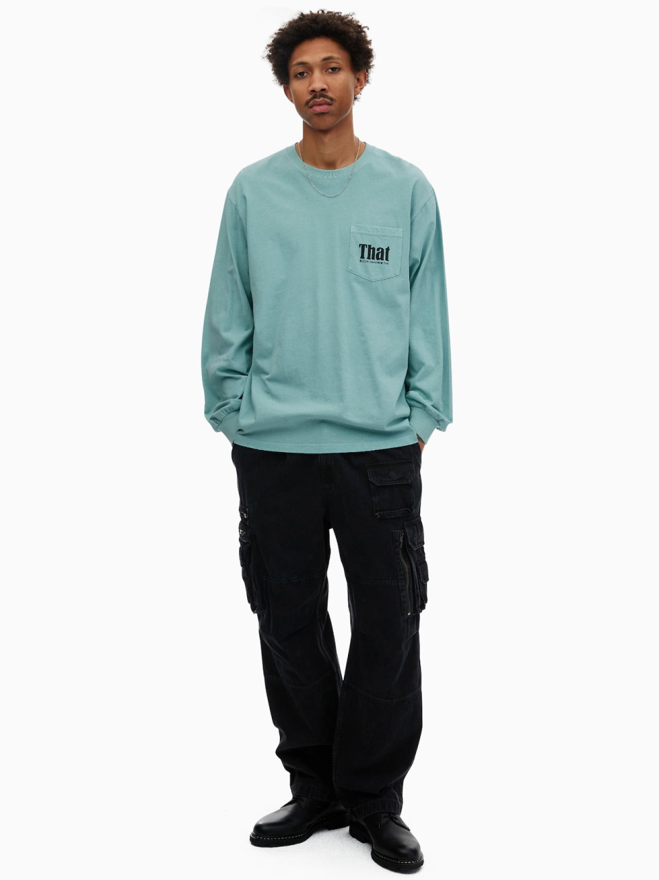 【THISISNEVERTHAT】That Pocket L/S Tee Purple MUSINSA | thisisneverthat® That Pocket L/S Tee Light Teal