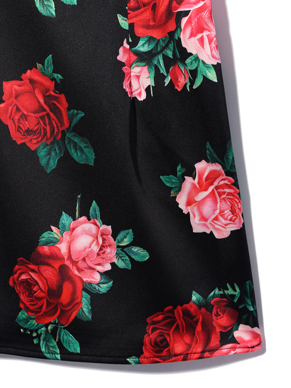 【YOUHEE】24SS SATIN FLOWER PATTERN DRESS BLACK MUSINSA | YOUHEE SATIN FLOWER PATTERN DRESS BLACK