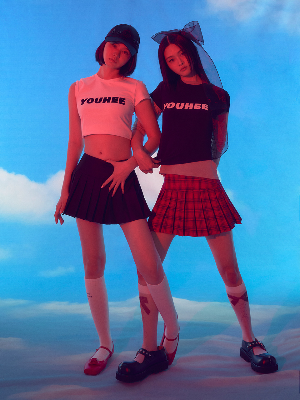 【YOUHEE】24SS PLEATS SKIRT MUSINSA | YOUHEE PLEATS SKIRT RED