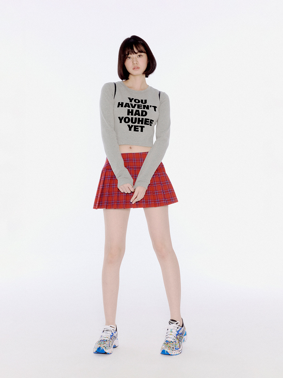 【YOUHEE】24SS PLEATS SKIRT MUSINSA | YOUHEE PLEATS SKIRT RED
