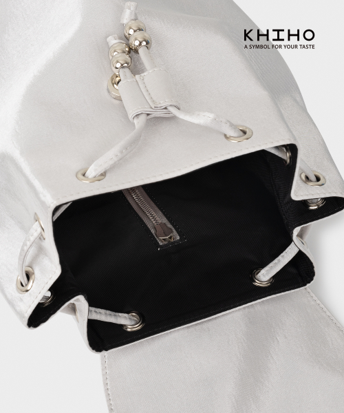 SOFT SILKY BACK PACK / SILVER
