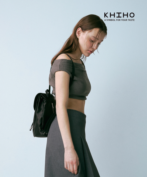 SOFT SILKY BACK PACK / BLACK