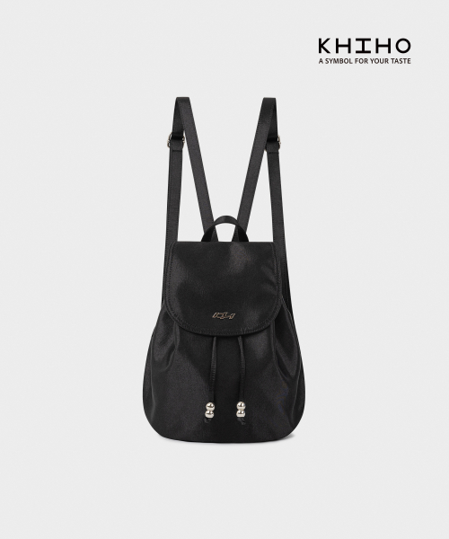 SOFT SILKY BACK PACK / BLACK