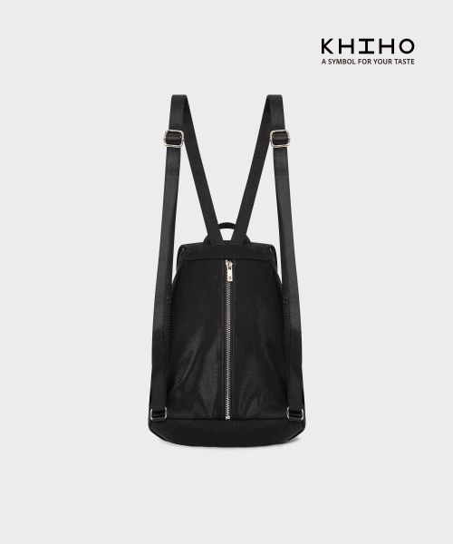 SOFT SILKY BACK PACK / BLACK
