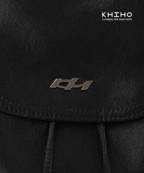SOFT SILKY BACK PACK / BLACK