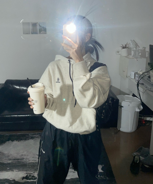 [2TYPE] STITCH COMBI HOODIE [6color]
