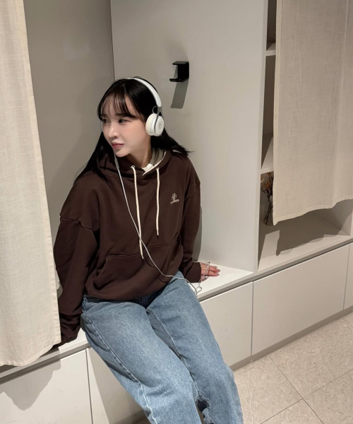 [2TYPE] STITCH COMBI HOODIE [6color]