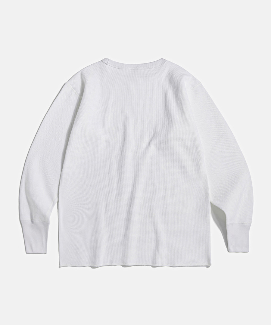 MUSINSA | BRONSON Heavyweight Waffle Cotton Underwear White