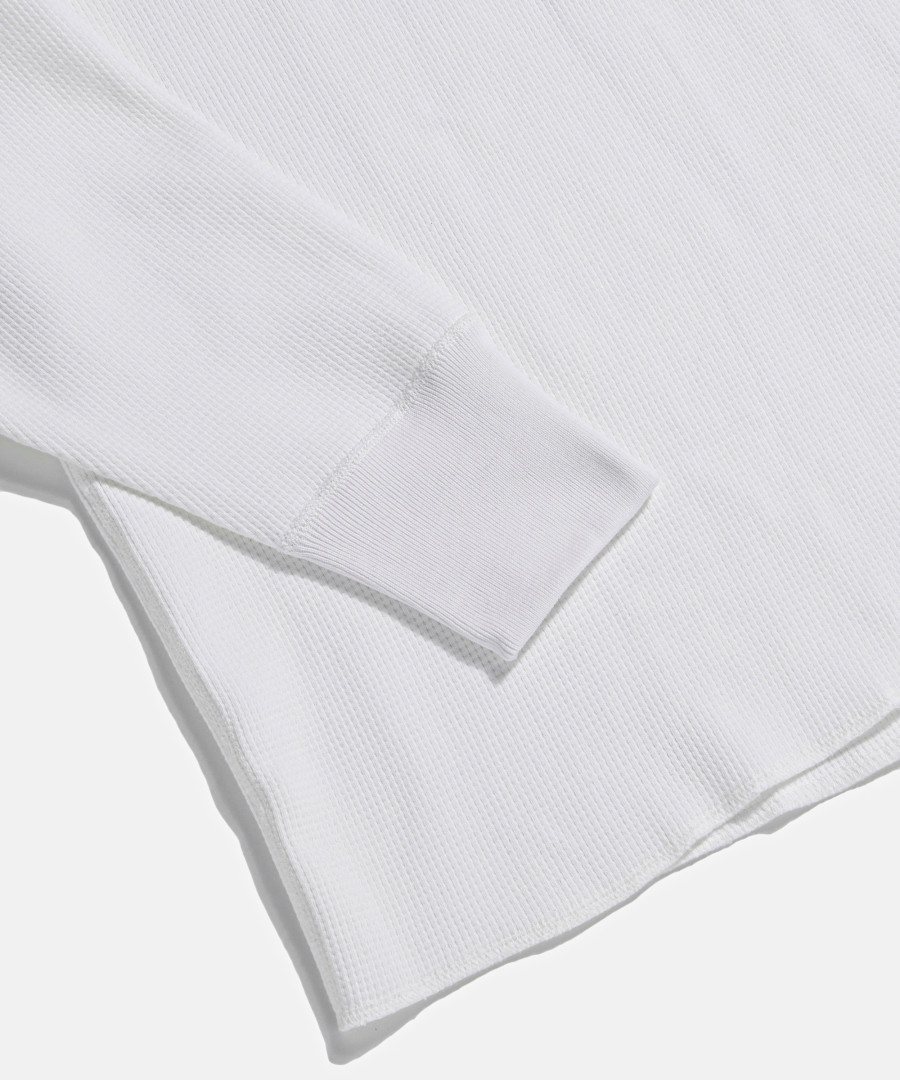 Tシャツ・カットソー bronson Heavyweight Waffle Cotton Underwear White N-TOP-0017 Heavyweight Waffle Cotton Underwear - White | Long Sleeve T