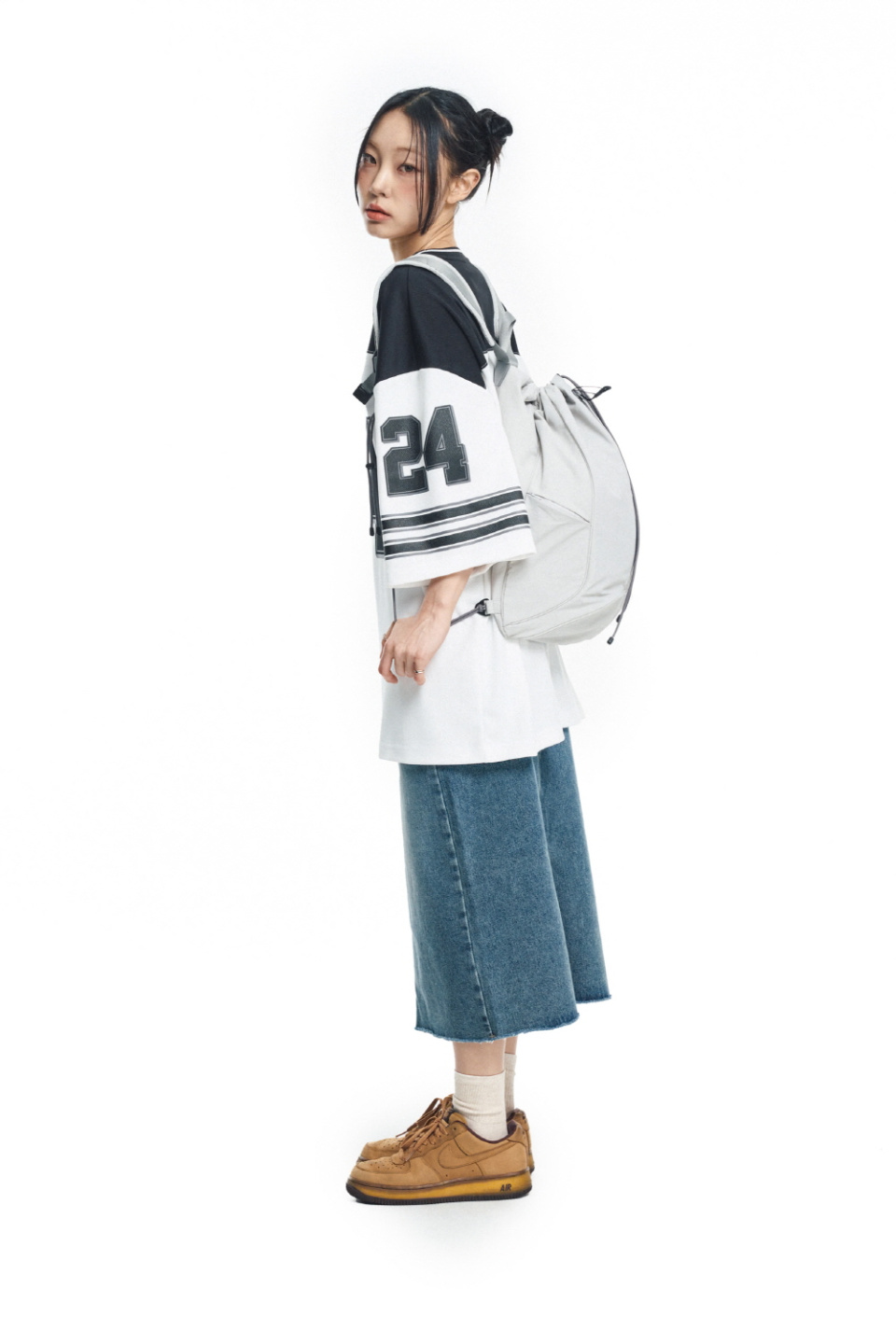EASY NO EASY☆COLOR BLOCK MESH T-SHIRT MUSINSA | EASY NO EASY Color Block Mesh Short Sleeve T-Shirt
