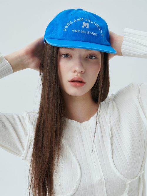 MOIFAIRE LOGO BALL CAP / BLUE