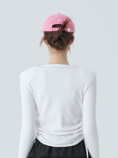 MOIFAIRE LOGO BALL CAP / PINK