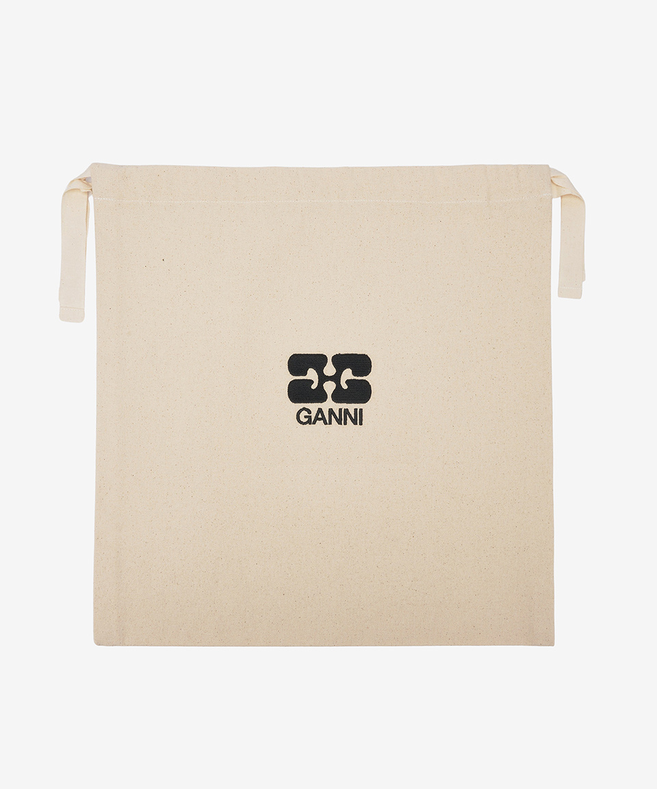 MUSINSA | GANNI Small Gani Bou Crossbody Bag - Oyster Grey