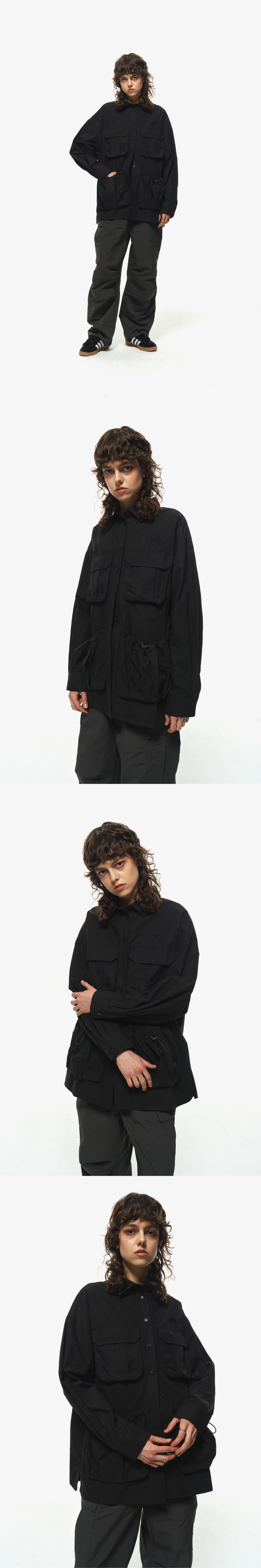CARGO SHIRT - 2 COLORS BLACK