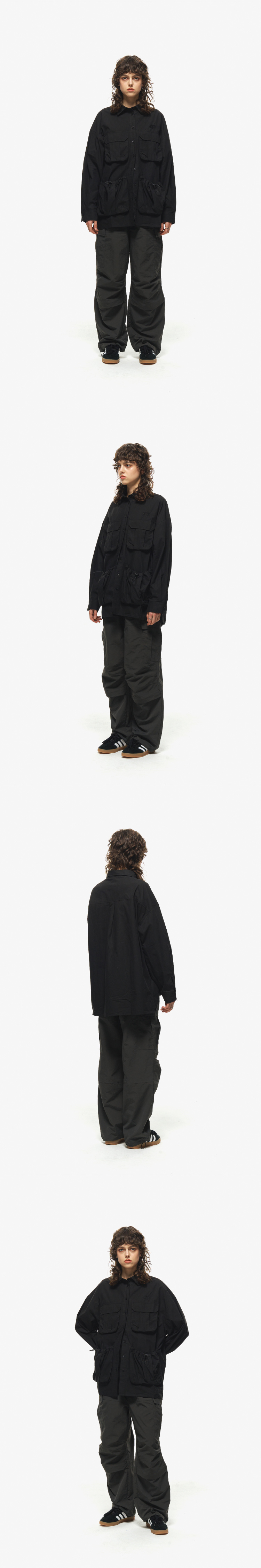 CARGO SHIRT - 2 COLORS BLACK