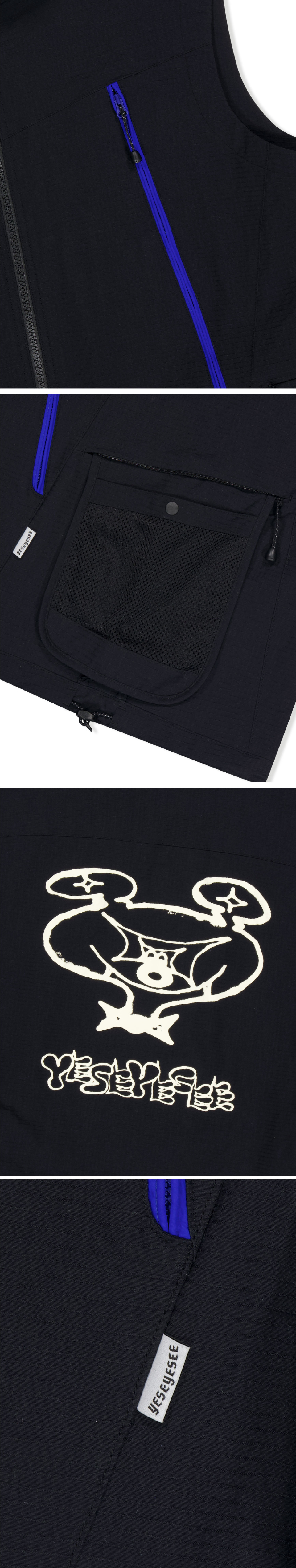 Ranger Zip Vest Black 상세 이미지 2