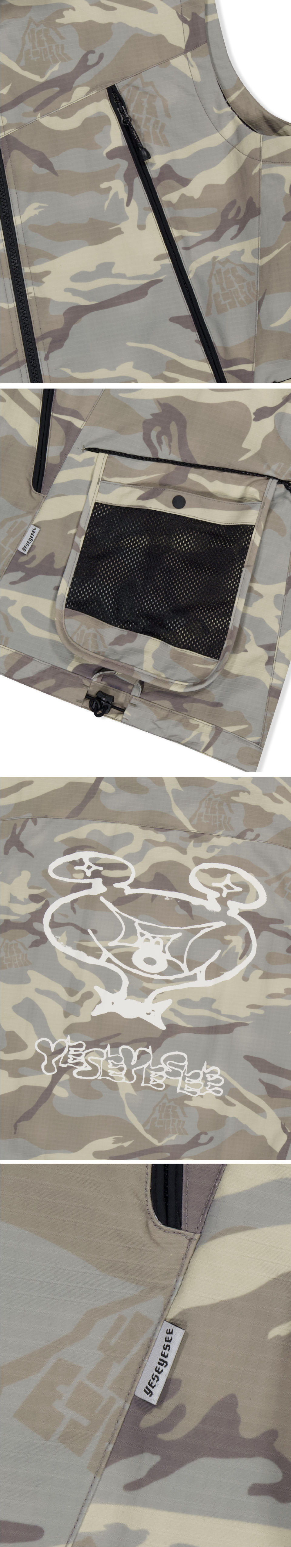 Ranger Zip Vest Camo 상세 이미지 2