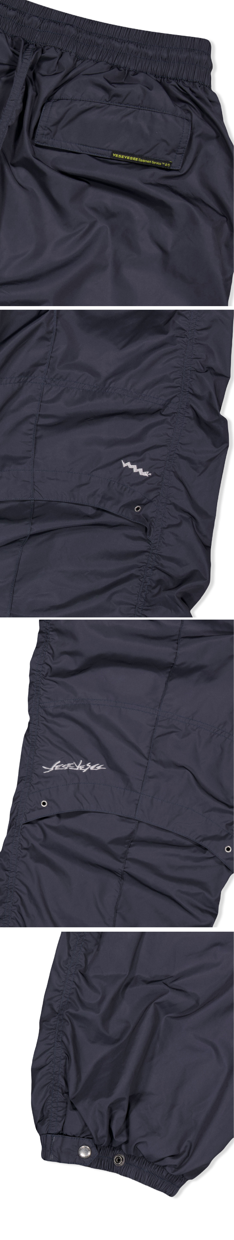 MUSINSA | YESEYESEE YES Staff Trek Pants Navy