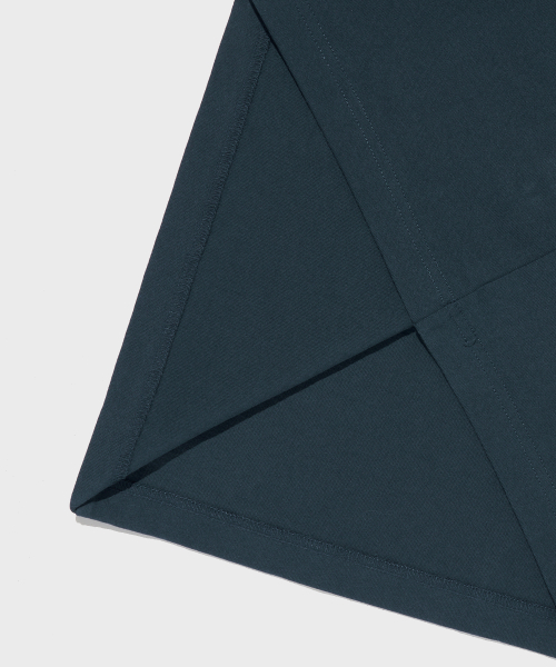 베이직 포켓 반팔 티셔츠 Normal Navy
