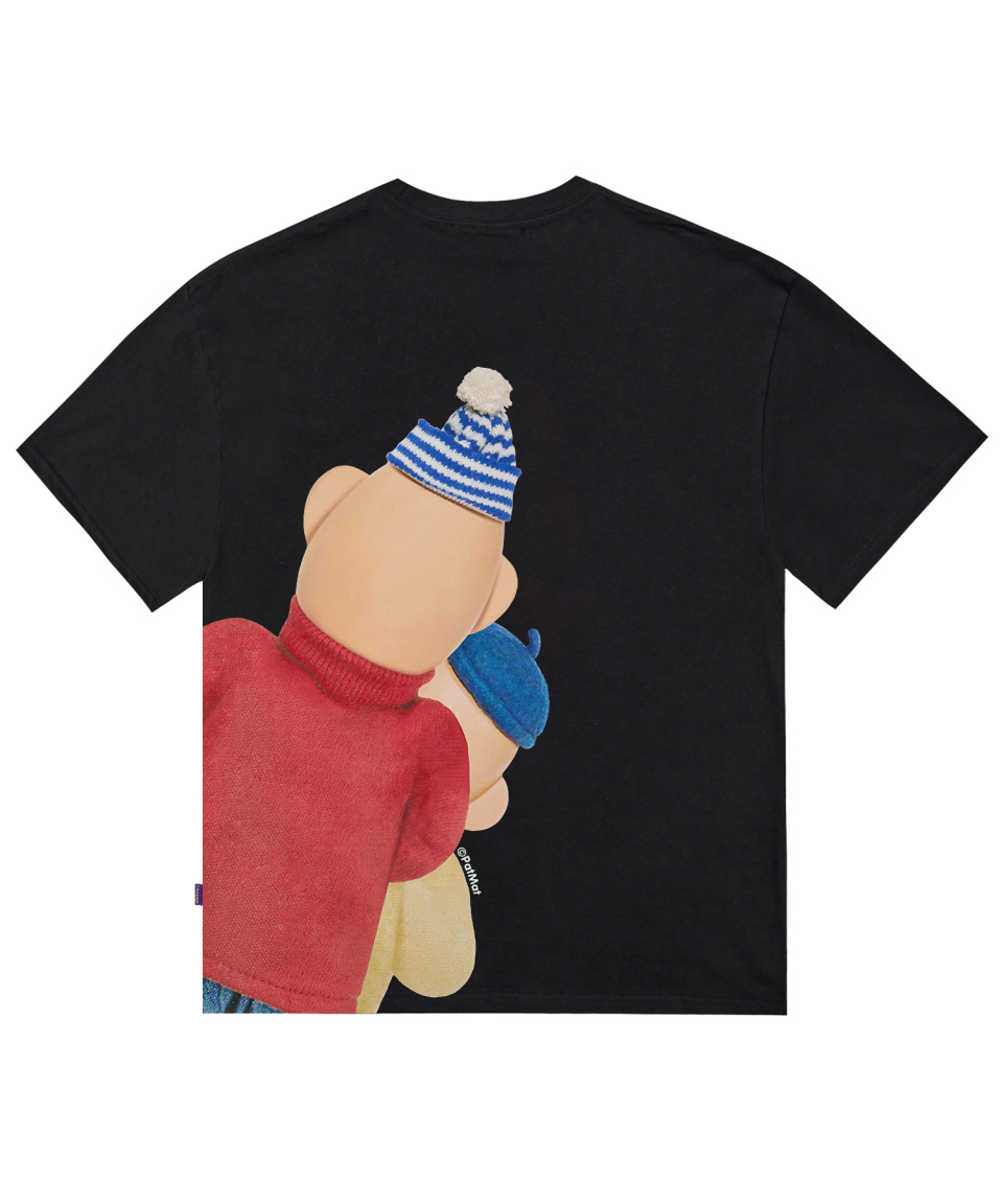 Tシャツ・カットソー LAUGHER PATMAT Hello T-Shirt Black PM29 MUSINSA公式 | LAUGHER [PAT&MAT] Hello T-shirt. - Black