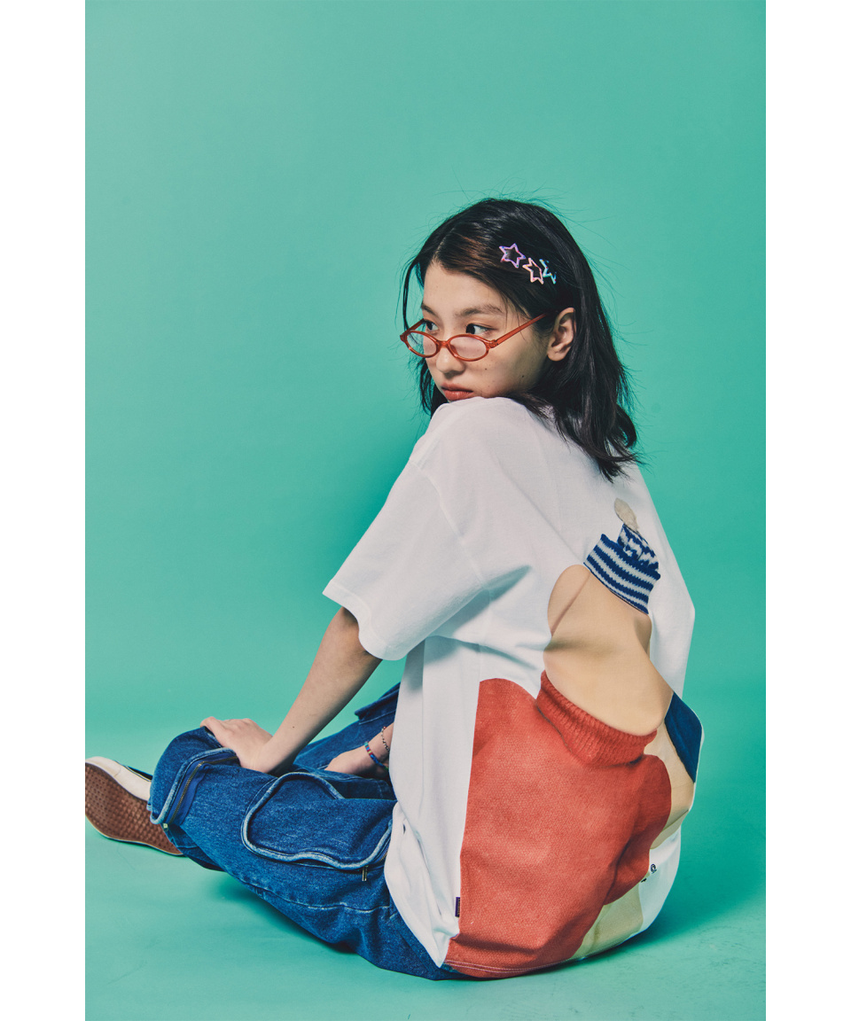 Tシャツ・カットソー LAUGHER PATMAT Hello T-Shirt White PM30 MUSINSA公式 | LAUGHER [PAT&MAT] Hello T-shirt. - White