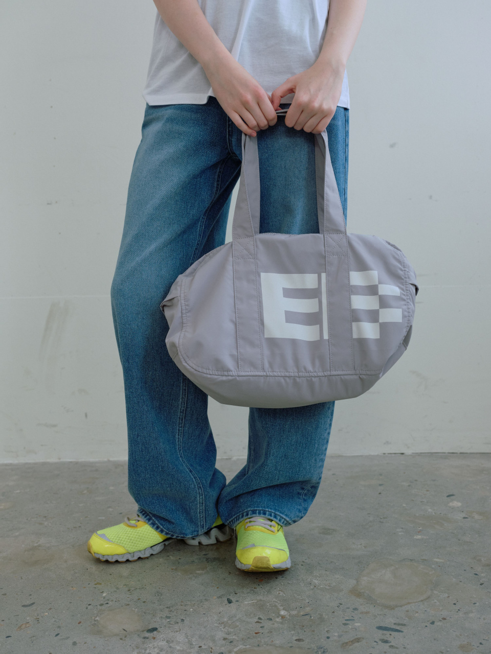 ENZO BLUES☆Pixel Logo Shoulder Bag MUSINSA | ENZO BLUES Pixel Logo Shoulder Bag (Light Grey)
