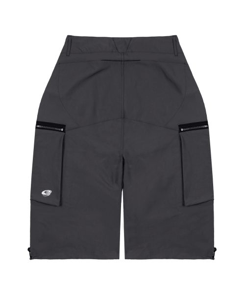 GP037 솔리드 카고 버뮤다 팬츠 (CHARCOAL GRAY)