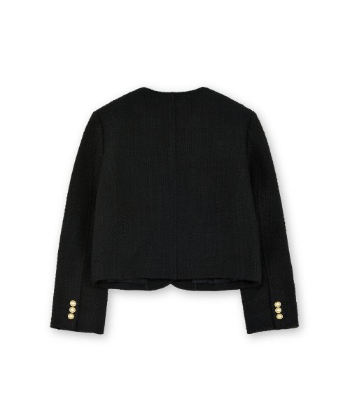 W Tweed Jacket, Black