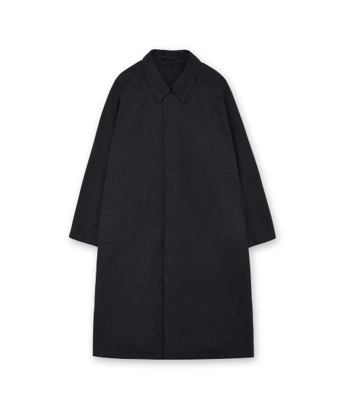 Washed Trench Coat, Washed Black