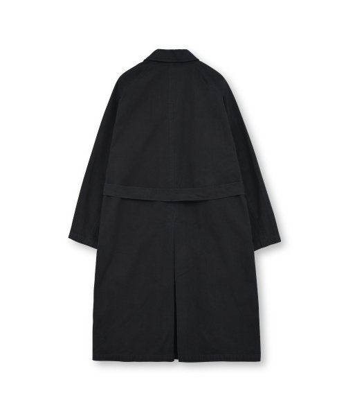 Washed Trench Coat, Washed Black