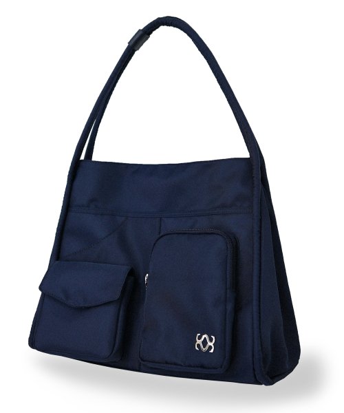 [Nylon] tidi cargo bag (all navy)