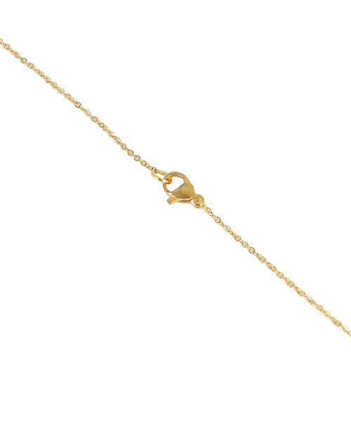 Mesh ring Necklace - Gold