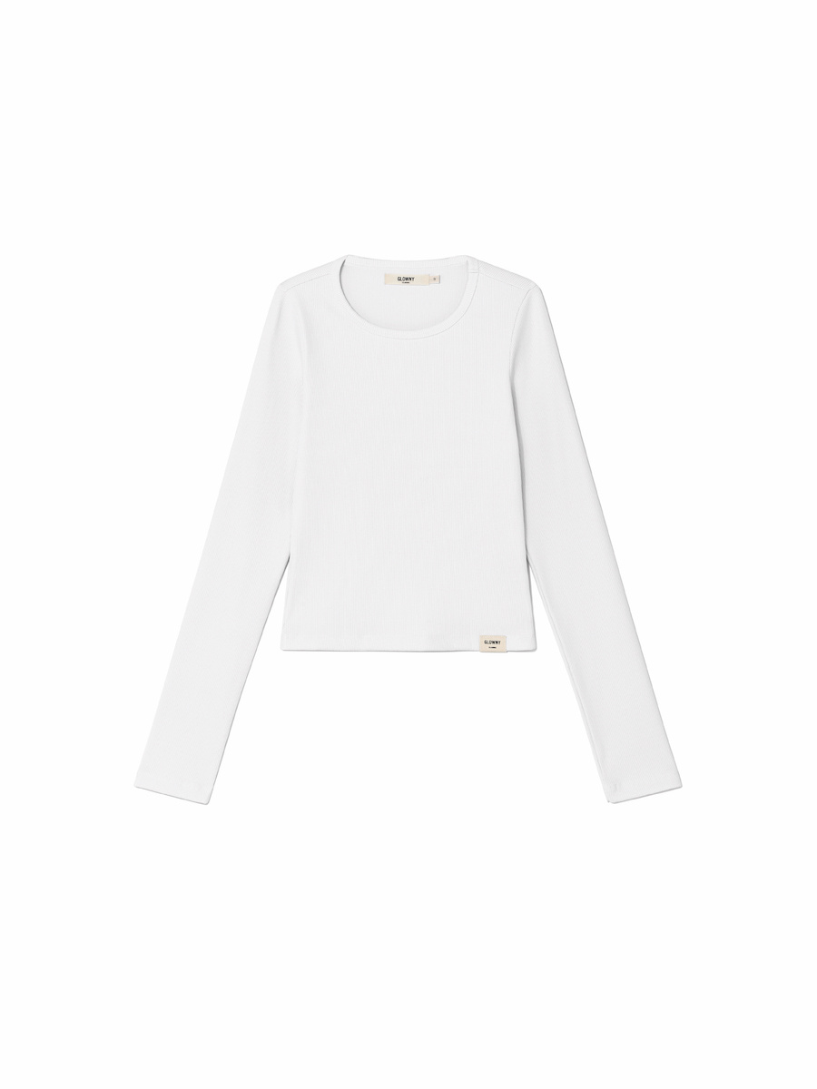 ★2024SS新作★glowny★G CLASSIC RIB CREW NECK TEE 8b8dc1330eeb69be17a742e4decb1e