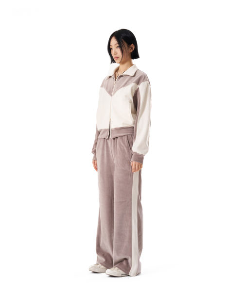 Western Piping Track Jacket (Beige)