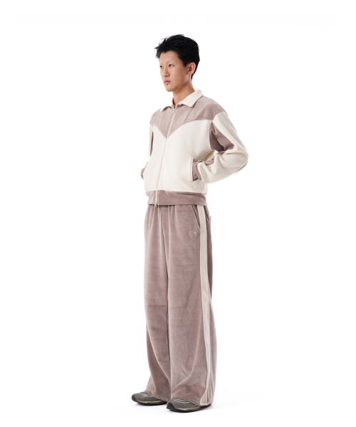 Western Piping Track Jacket (Beige)