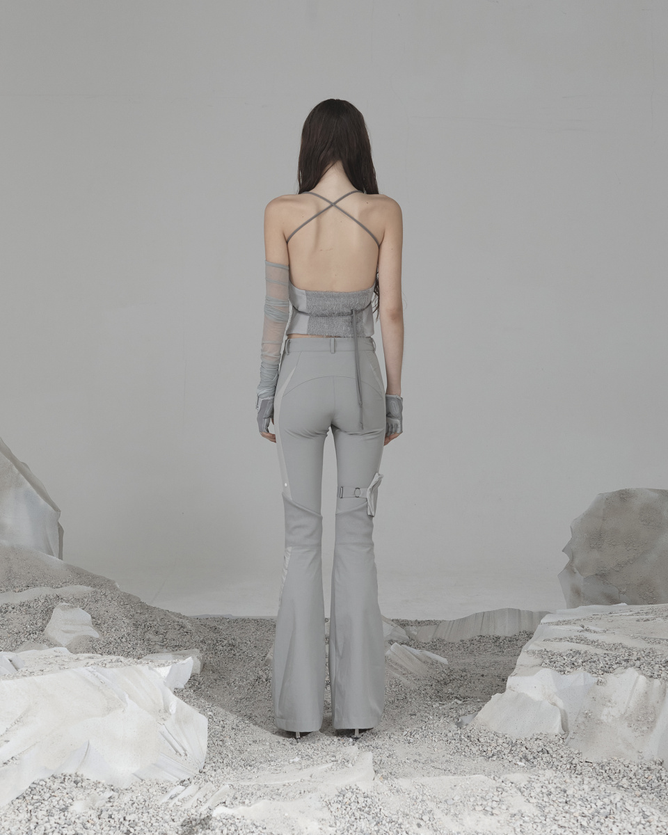 ◆ojos◆ Detachable Pouch Nylon Pants Grey 24SS-PT02-GR MUSINSA | OJOS Detachable Pouch Nylon Pants / Grey