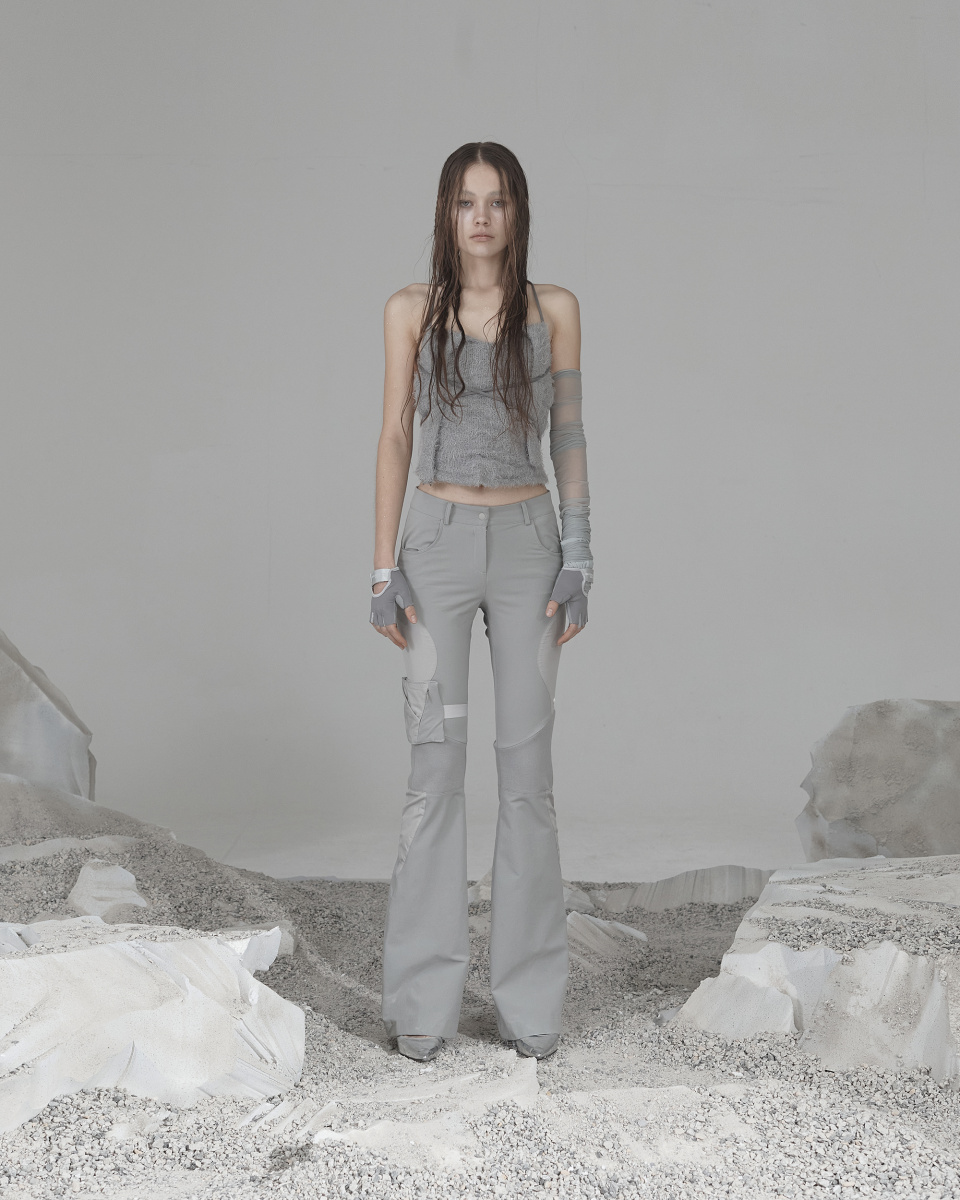◆ojos◆ Detachable Pouch Nylon Pants Grey 24SS-PT02-GR MUSINSA | OJOS Detachable Pouch Nylon Pants / Grey