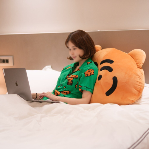 메가 뚱랑이 페이스 모찌 쿠션 3종