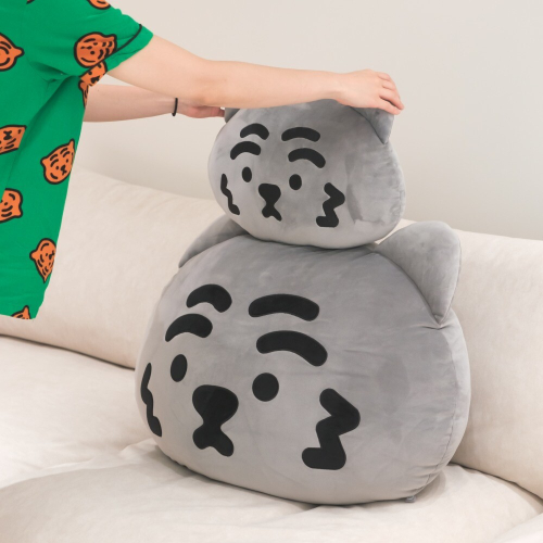 메가 뚱랑이 페이스 모찌 쿠션 3종