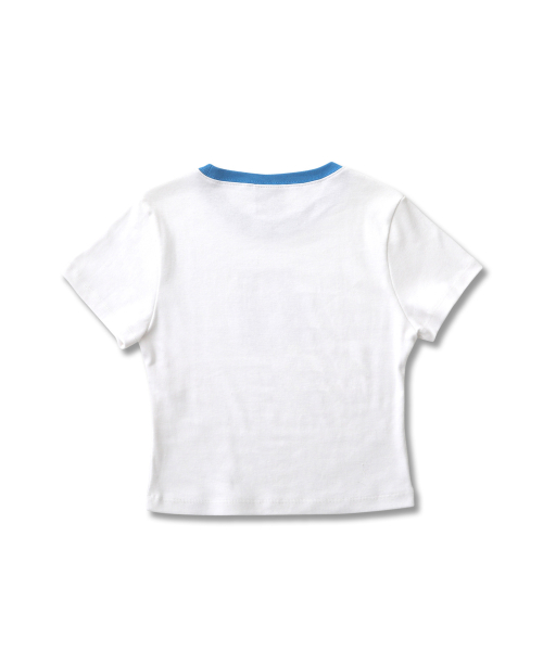 BadBear Ringer Slim Tee Skyblue