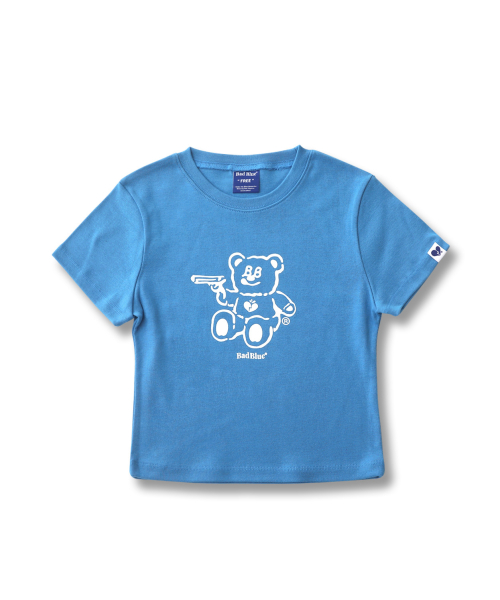 BadBear Slim Tee Skyblue