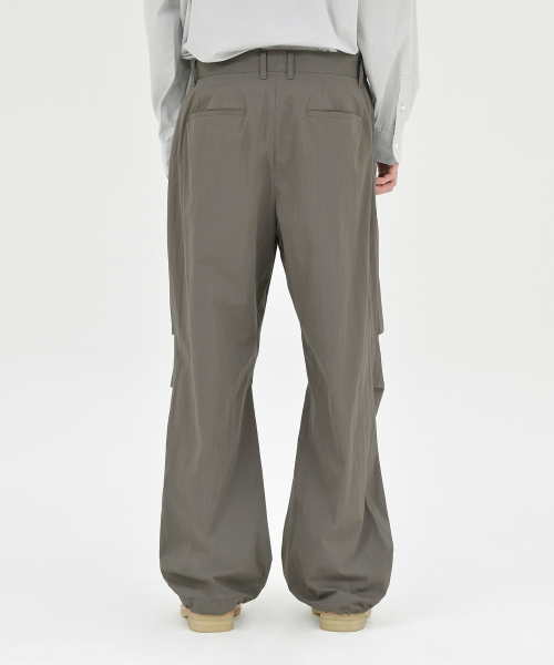 Parachute Pants, Olive Grey