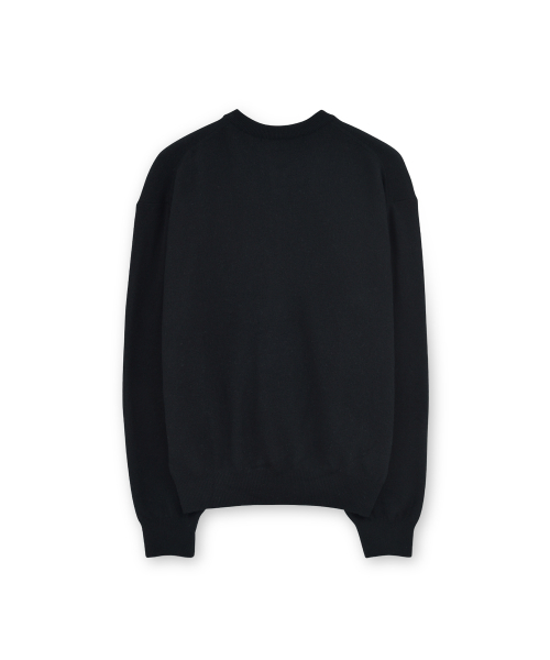 Round Cardigan, Black
