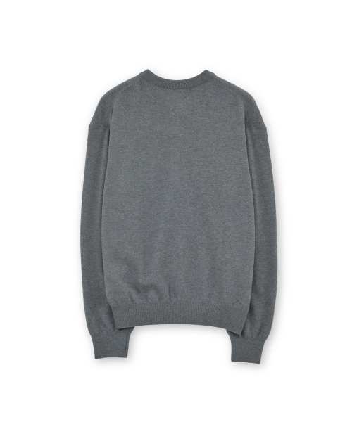 Round Cardigan, Grey